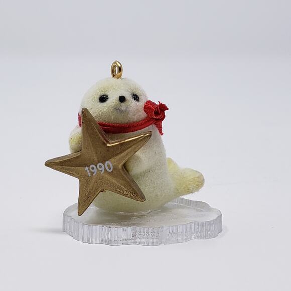 1990 Hallmark Little Seal #2 Miniature Little Frosty Friends Keepsake Ornament - Picture 5 of 9